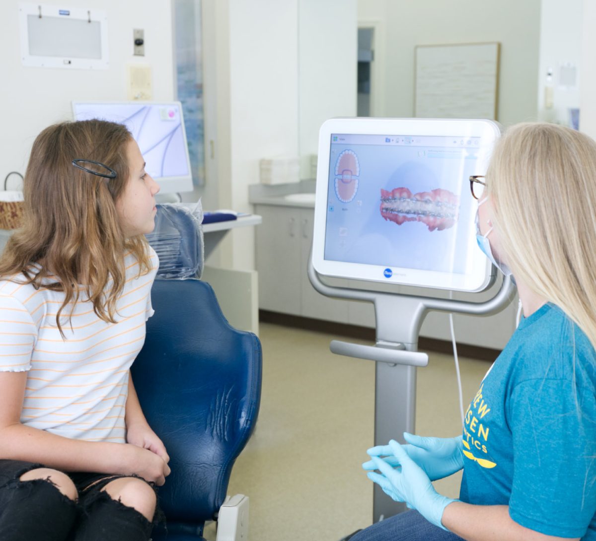 Digital scan at Andrew Pedersen Orthodontics